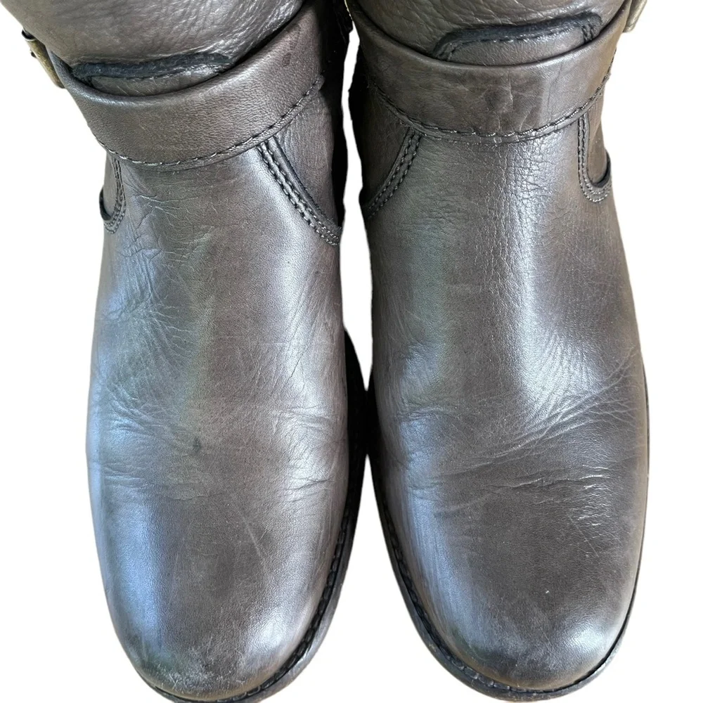 Frye Phillip Riding Brown Leather Boot - Picture 9 of 16